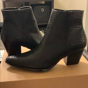 Free People Going West Vegan Black Boot
